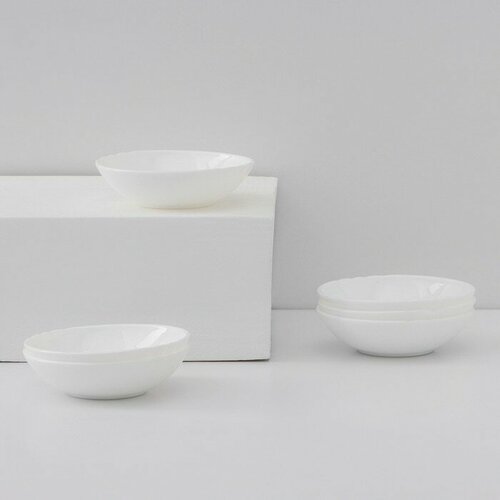 Набор соусников Luminarc Lotusia d11 см стеклокерамика 6 шт цвет белый 1426₽