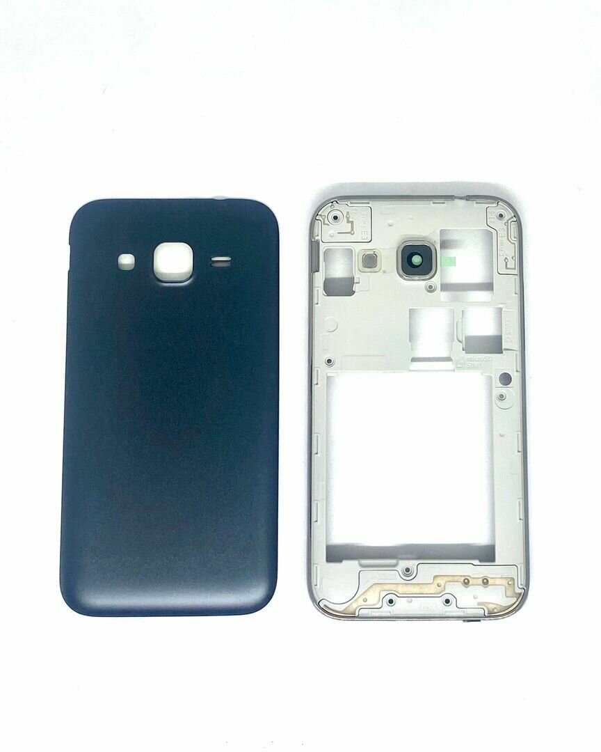 Корпус (крышка + рамка) для Samsung G360 (Core Prime) черный