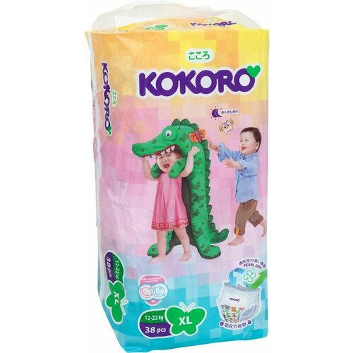 Подгузники-трусики Kokoro Junior XL 12-22кг 38шт