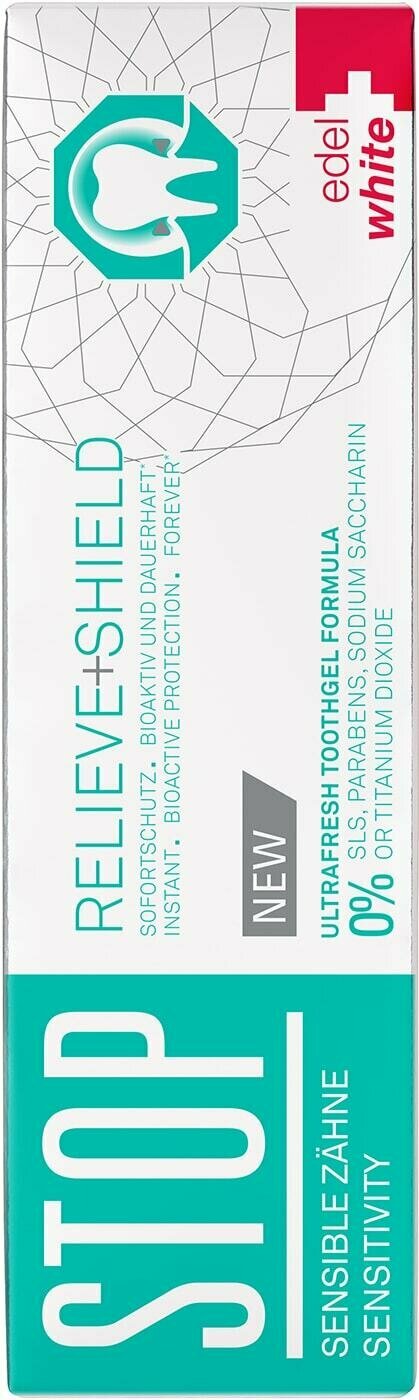 Edel+White / Зубная паста-гель Edel+White STOP Sensitive Relieve + Shield Стоп Чувствительность + Защита 75мл 2 шт