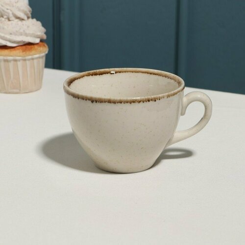 Чашка чайная «Pearl», 220 мл, бежевая, фарфор (комплект из 3 шт)