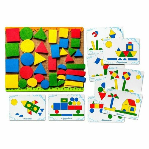 Коврик с геометрической мозаикой Окружающий мир комплект из 2 шт 1066₽