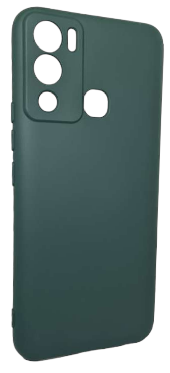 Чехол-накладка NANO с микрофиброй Mariso для Infinix HOT 12i (Зеленый)