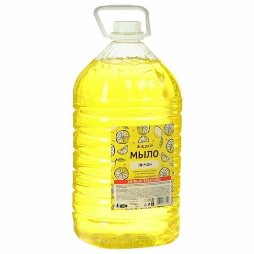 Мыло жидкое Rain Standart, антибактериальное, лимон, ПЭТ, 5 л (комплект из 3 шт) rain мыло жидкое standart лимон лимон 5 л 5 кг