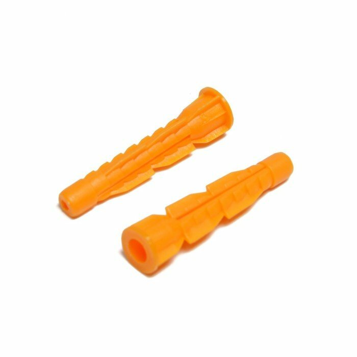 фото Дюбель тундра, универсальный, с бортом, полипропиленовый, 5x32 мм, 50 шт (комплект из 28 шт)