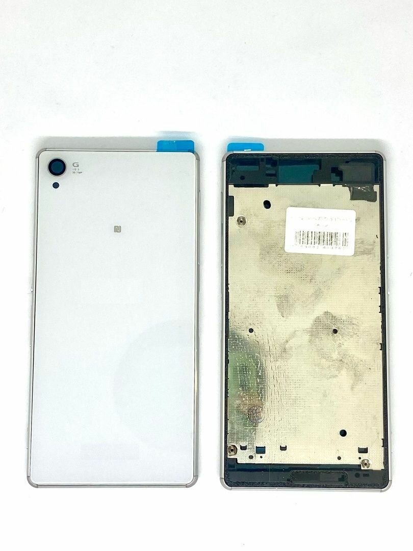 Корпус(крышка+рамка) для Sony Z3 Dual (D6633) белый
