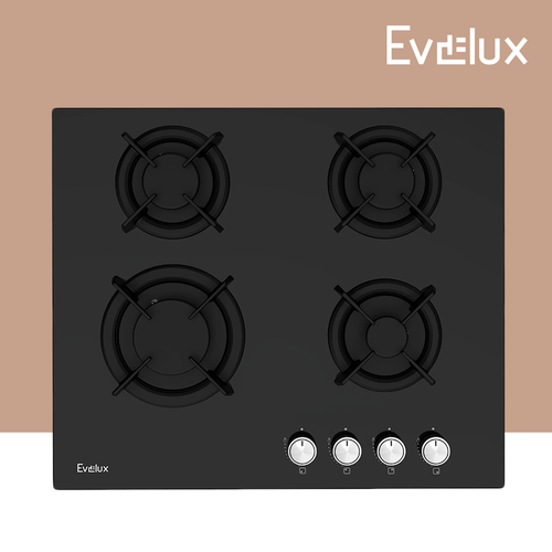 Встраиваемая газовая варочная панель EVELUX HEG 605 BG 1699000₽