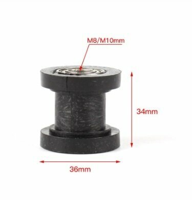 Ролик натяжителя цепи приводной 10 мм (черный) — фото 1