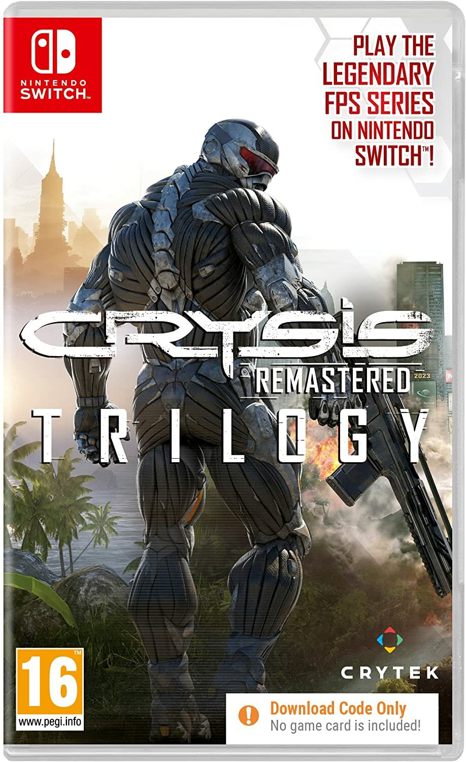 Игра Crysis Remastered (3в1) Trilogy для Nintendo Switch - Цифровая версия (EU)