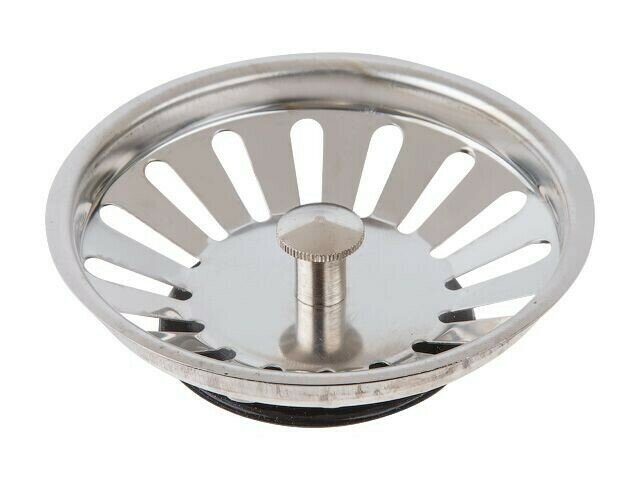 Выпуск-пробка (решетка нерж. сталь) для сифона 3 1/2", AV Engineering (AVE129702)