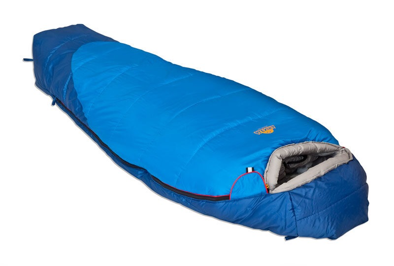 Спальный мешок Alexika Mountain Compact, синий, молния с левой стороны