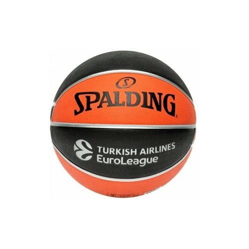 55594-83774 Мяч баскетбольный SPALDING Euroleague TF-150 84508Z_5, размер 5, резина, коричневый-черный мяч баскетбольный spalding varsity tf 150 logo fiba 84422z р 6