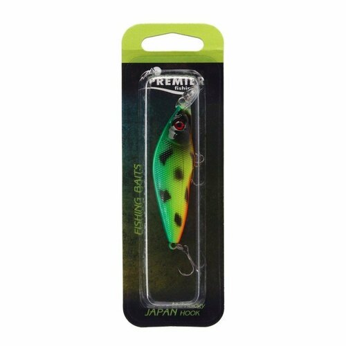 плоскогубцы рыболовные premier fishing 18 см pr p x41 Воблер PREMIER Fat Hunter, 6.5 см, 9.2 г, фэт, плавающий, (0.6-1.8 м), цвет 003 (PR-FH65-003) (комплект из 4 шт)