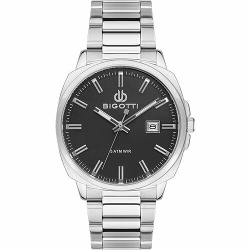 наручные часы bigotti milano bg 1 10336 3 серебряный Наручные часы Bigotti Milano BG.1.10483-2, черный