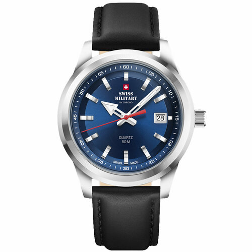 Наручные часы SWISS MILITARY BY CHRONO Часы Swiss Military SM34094.07, синий, черный