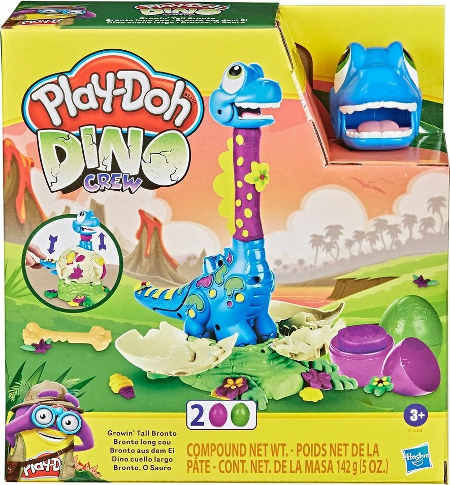 Набор игровой Play-Doh Масса для лепки Динозаврик 1шт