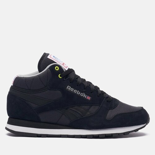 Кроссовки Reebok Classic Leather Mid, размер 6 US, черный