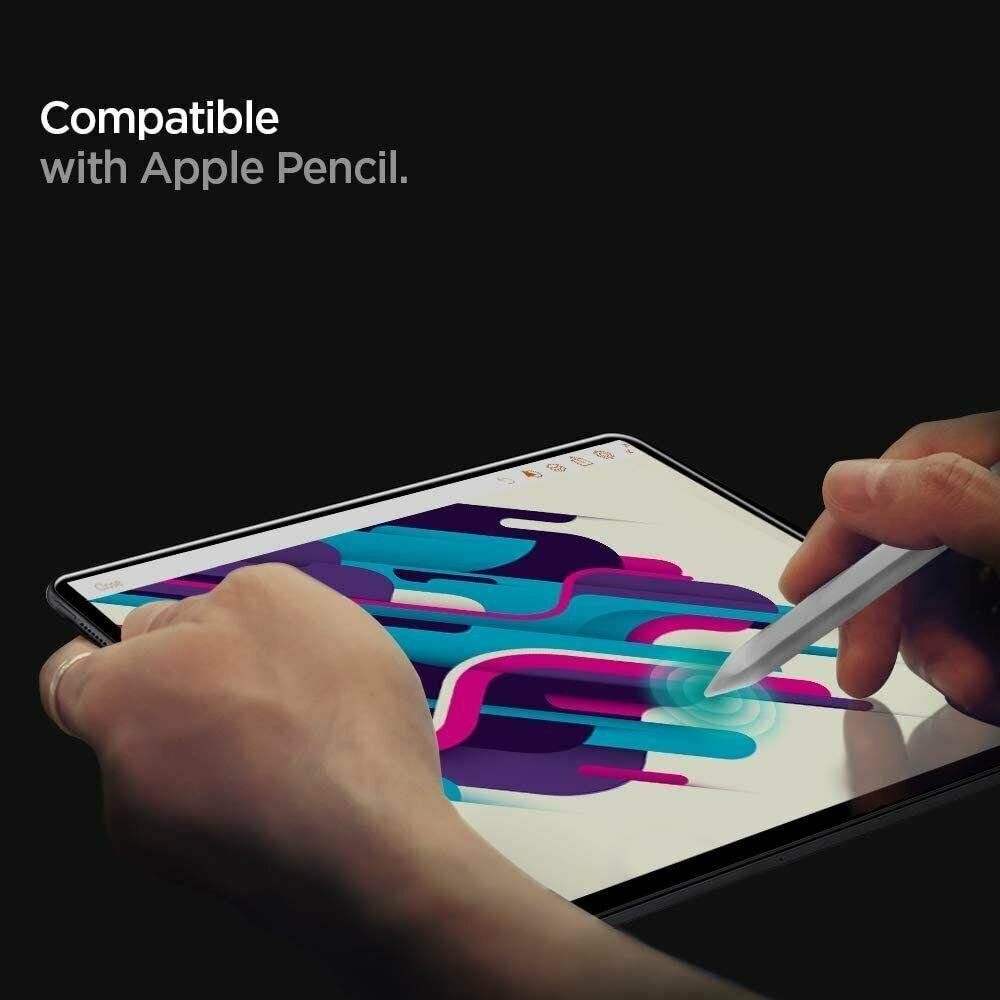 Защитное стекло Spigen Glas.tR Slim для iPad Pro 11" — фото 7