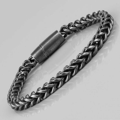 фото Браслет-цепочка everiot, размер 19 см, черный