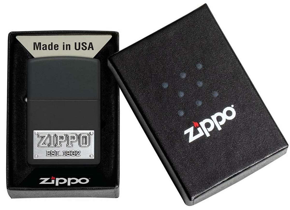 Зажигалка бензиновая Zippo 48689 License Plate - фотография № 5