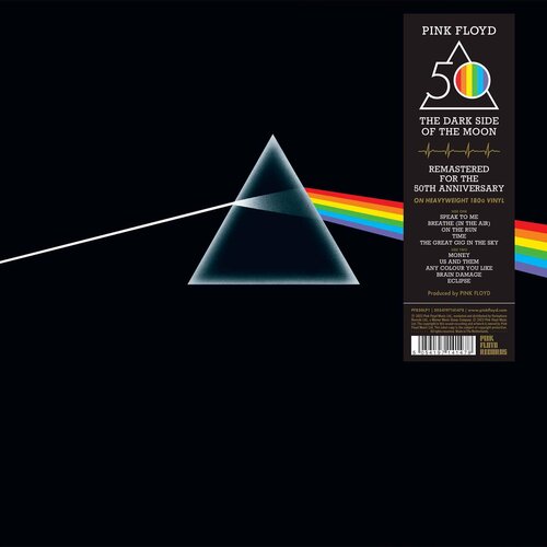 PINK FLOYD - THE DARK SIDE OF THE MOON (LP 50th anniversary edition) виниловая пластинка