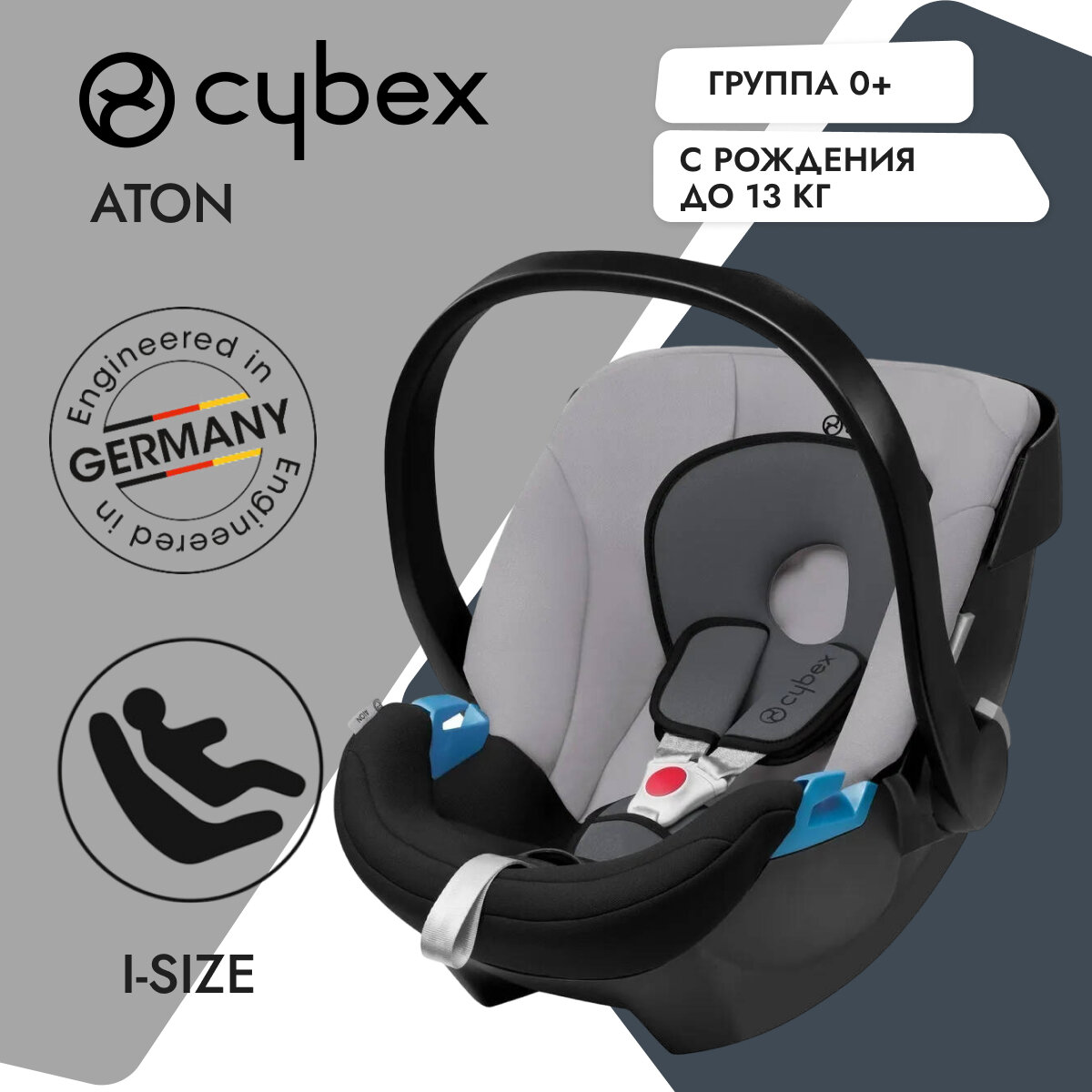 Детское автокресло Cybex Aton Gray Rabbit