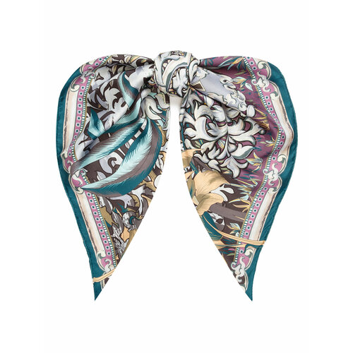 фото Платок eleganzza,90х90 см, зеленый