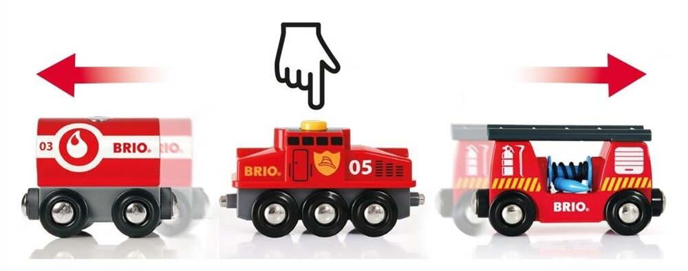 Поезд Brio Пожарный - фото №12