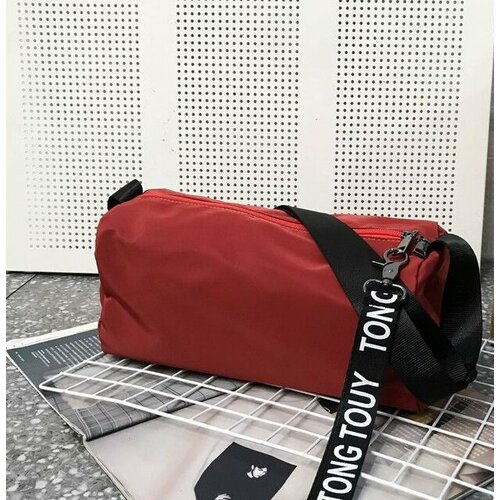 Сумка спортивная TONG, 14 л, 13х16х30 см, ручная кладь, красная