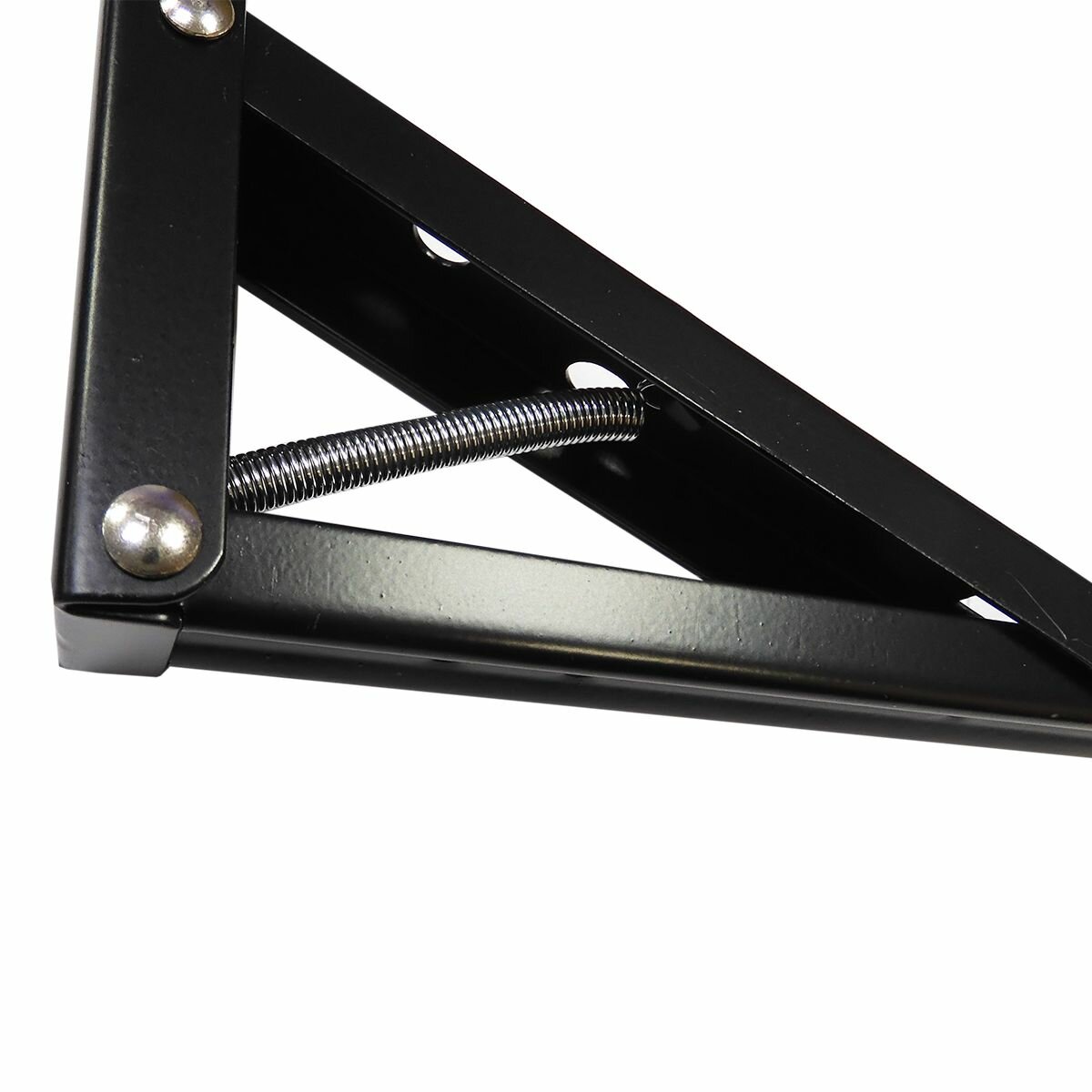 Кронштейн 2 шт полкодержатель мощный складной для стола черный — фото 1