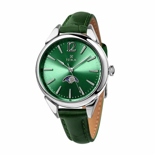 Наручные часы Diamant online, серебро, зеленый