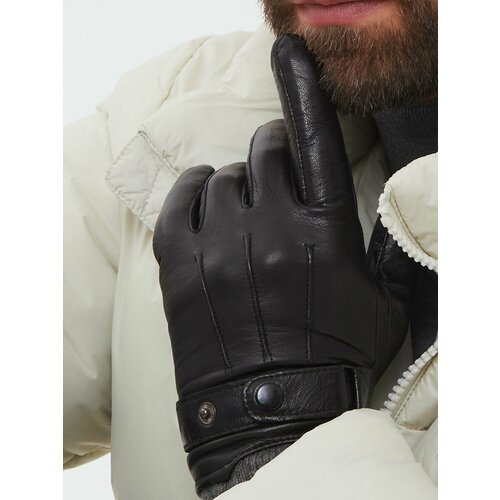 фото Перчатки , размер 10.5, черный clarissa