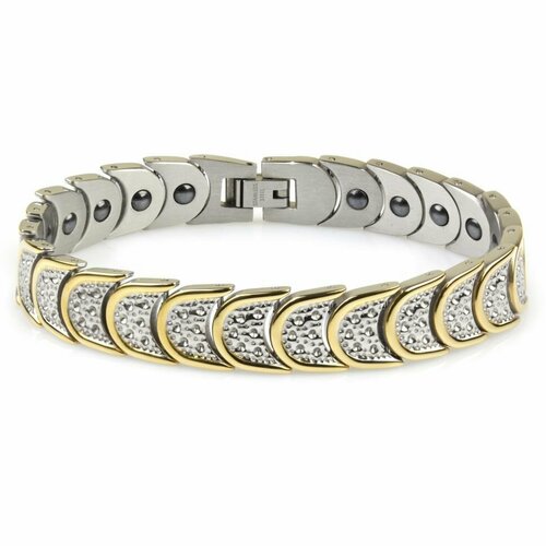 фото Браслет, размер 22 см, желтый magnetana