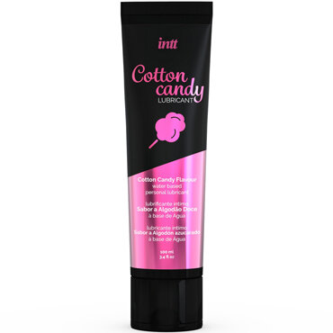 59539 Intt Lubricant Cotton Candy, 100 мл. Интимный гель на водной основе с ароматом сладкой ваты