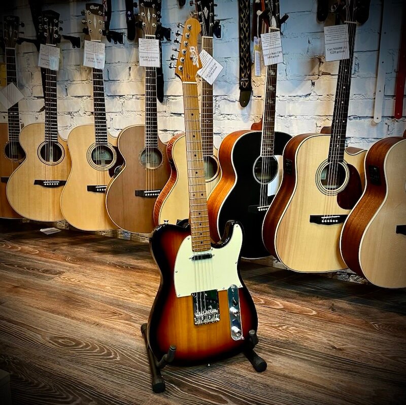 Электрогитара "Telecaster" (S-S) Sunburst JET