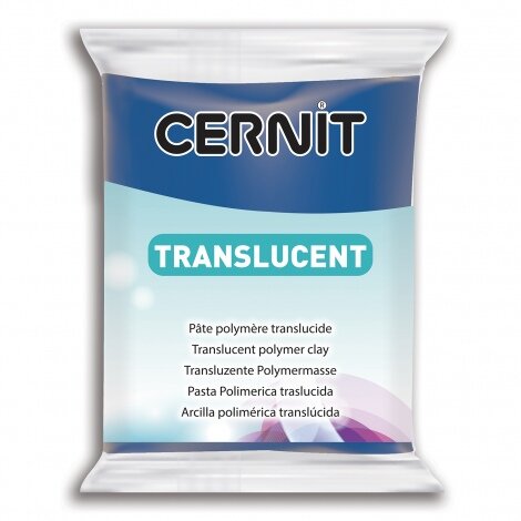 Полимерный моделин "Cernit Translucent" 56гр. прозрачный сапфир 275