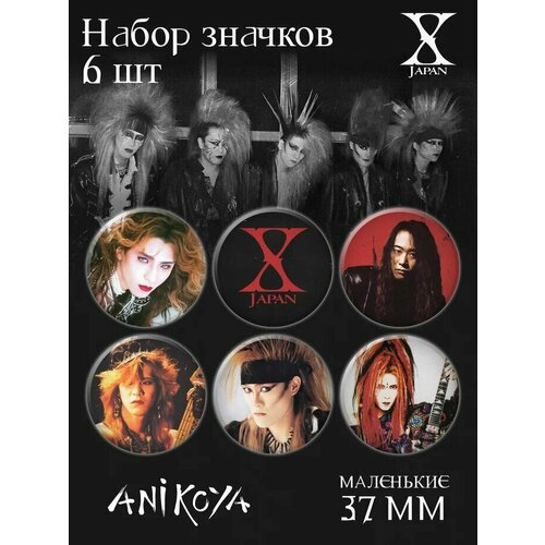 Значки на рюкзак группа X Japan