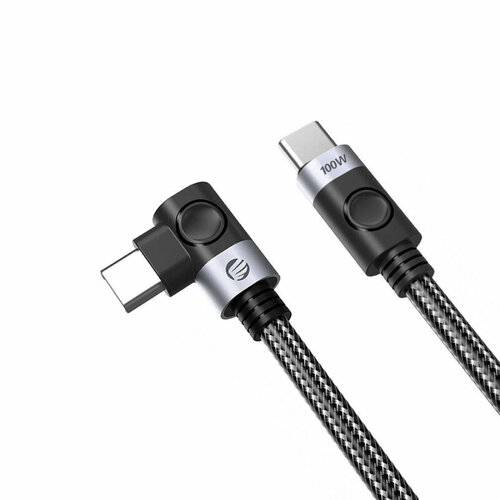 Кабель Orico USB-C/USB-C, 480мбит/с, 2м, черный/серебр(ORICO-C2CW-20-BK-BP) комплект 5 штук кабель orico usb с usb c 480мбит с 1м черный серебр orico c2cw 10 bk bp