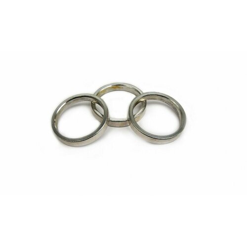 Рулевой спейсер (проставочное кольцо) спортивный 1 1/8 алюминий (комплект 3 шт по 5мм) серебристый AUTHOR кольцо проставочное neco 1 1 8х10мм синее алюминий арт ztb13044