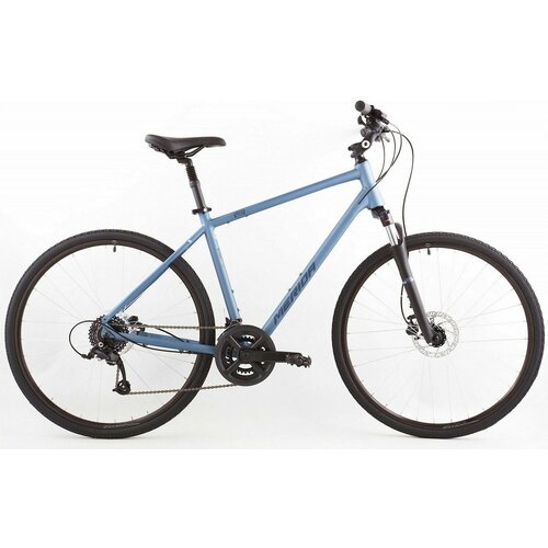 Велосипед Merida Crossway 50 28 2023 Велосипед Merida Crossway 50 28 Рама XL59cm MattSteelBlueDarkBlue RU39375 4650000₽