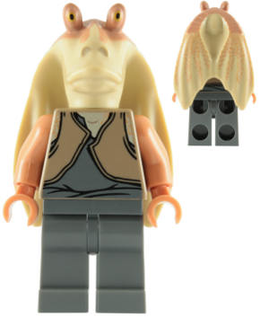 Минифигурка Lego Star Wars Jar Jar Binks (Printed Head) sw0301