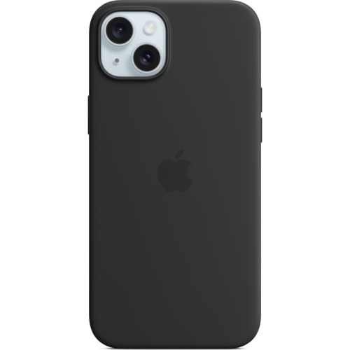 Аксессуары для мобильных телефонов Apple iPhone 15 Plus Silicone Case with MagSafe (черный) apple iphone 15 silicone case mt0j3zma black with magsafe