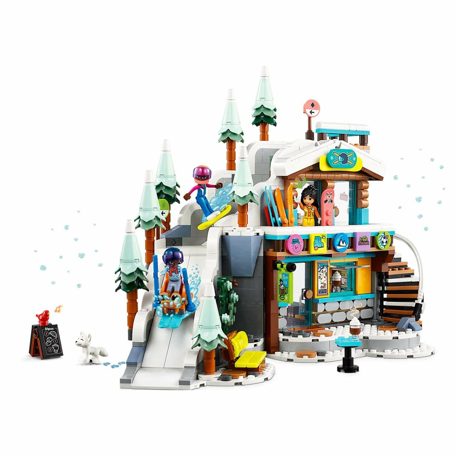 LEGO Friends Каникулы. Горнолыжный склон и кафе 41756 - фото №9