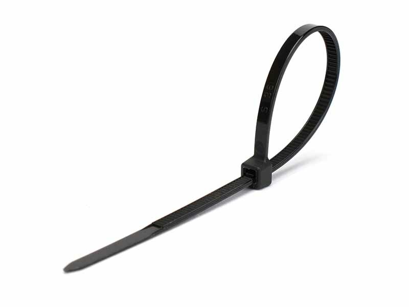 Стяжки пластиковые Gembird Cablexpert 250x4.8mm 100шт Black NYT-250x4.8B