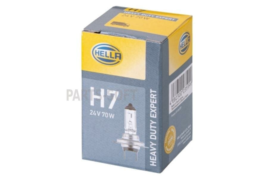 BEHR-HELLA 8GH 007 157-231 Лампа накаливания H7 DP, 24 V, 70 W / страна пр-я IN /