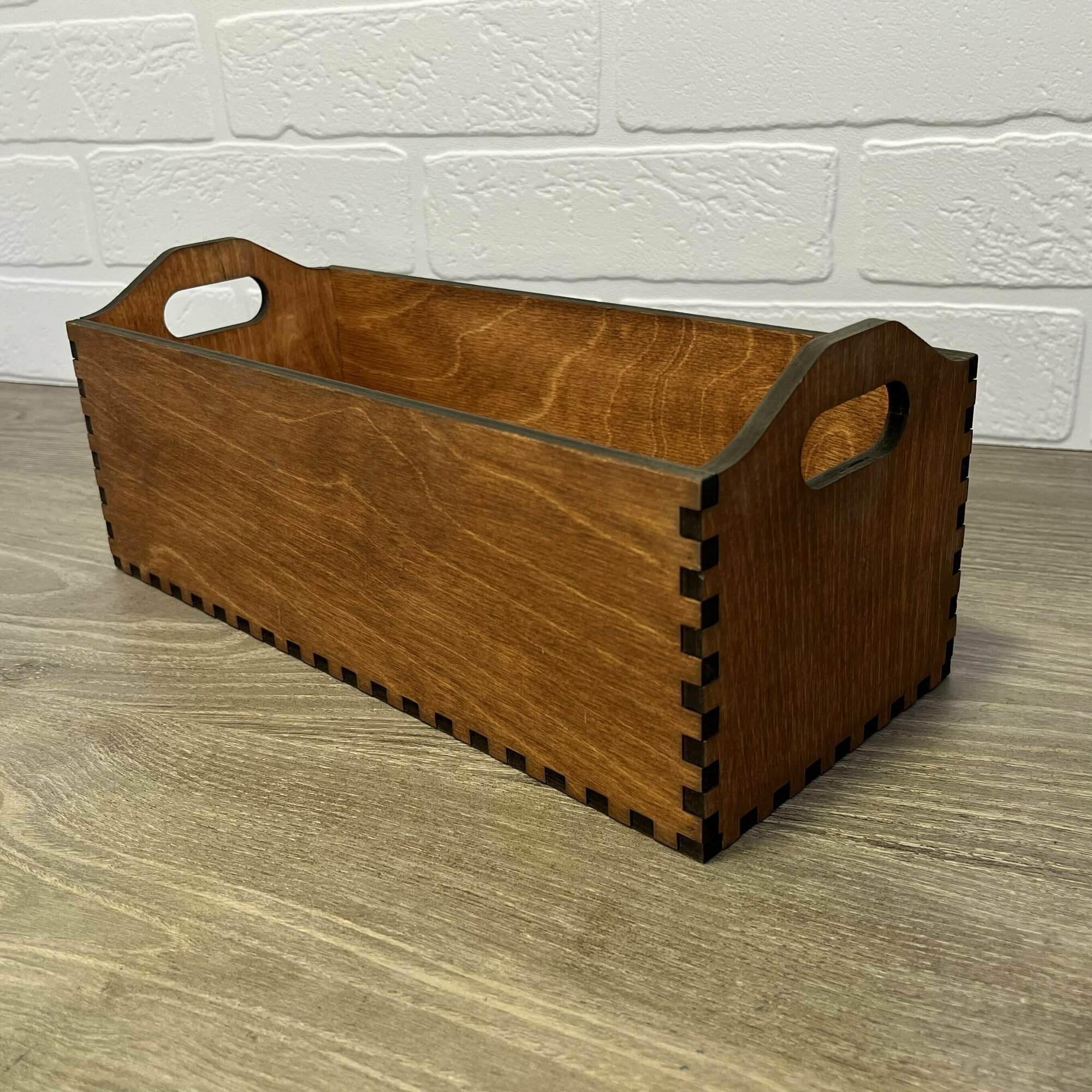 Ящик деревяный для хранения PinePeak / коробка для хранения вещей / деревянный ящик