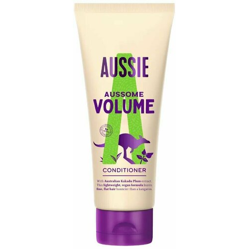 Кондиционер для объема волос Aussie Aussome Volume с австралийской сливой Какаду 200 мл (из Финляндии)