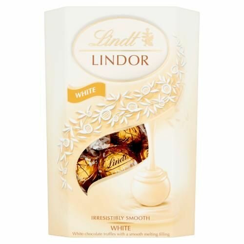 Шоколадные конфеты Lindt Lindor White в коробке 200 г (Из Финляндии)