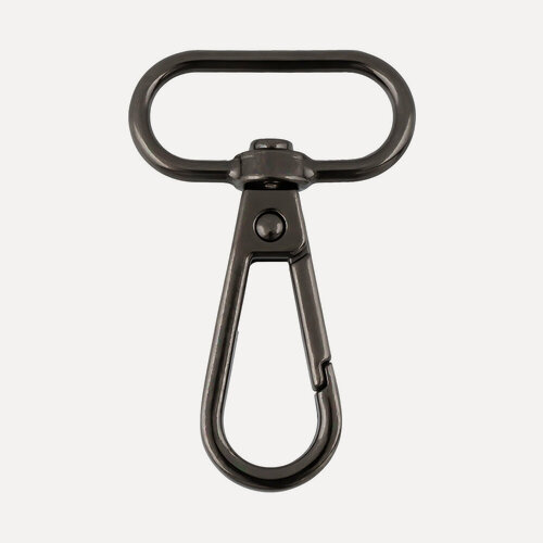 Изображение товара Gamma GH 111/25/10 Карабин 25 мм, фурнитура сумочная металл, №06 под черный никель