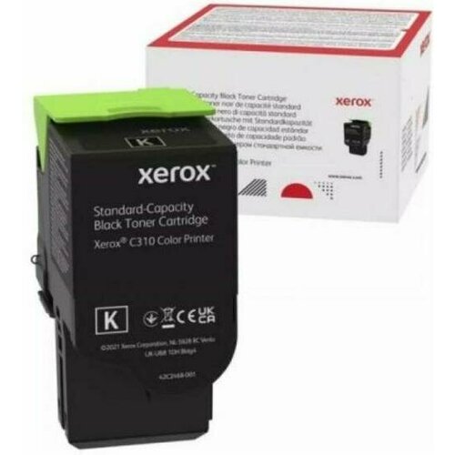 Тонер-картридж XEROX C310 черный 3K (006R04360) xerox тонер картридж оригинальный xerox 006r04395 черный повышенной емкости 3k